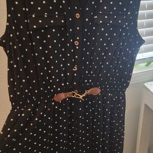 Elegant Black and White Jumpsuit